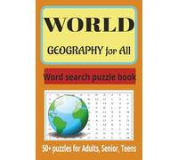 World Geography for All word search book: Word searches with easy to read print about World Geography for all and more/6x9 inches,110 pages/50+ ... gift for vacations. great stocking stuffers