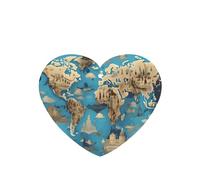 World Geography Map Printing 10 Pcs Air Freshener Cards,Car Scented Hanging Sheets Air Freshener Set For Car Decoration