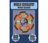 World Geography Word Search: Word Searches with Easy to Read Print about Countries and Cities.| 6x9 inches, 180 pages | 80 Puzzles for Learning, Gifts, Adults, Kids & Aspiring Travelers.