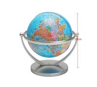 World Globe Earth Ocean Atlas Map With Rotating Stand Geography Educational Toy