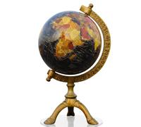 World Globe For Learning & Education's, Antique Black Tripod Desk Educational & Learning Globe.