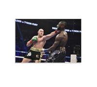 World Heavyweight Boxing Tyson Fury Beats Deontay Wilder Poster Decorative Painting Canvas Wall Posters And Art Picture Print Modern Family Bedroom Decor Posters 24x36inch(60x90cm)