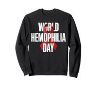 World Hemophilia Day 2025 In April Wear Red Red Ribbon Sweatshirt
