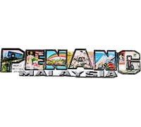 World Heritage Penang Malaysia Penang Malaysia Magnet Fridge Refrigerator Magnet Decoration Sticker Souvenir Resin Crafts Kitchen Whiteboard