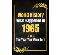 World History What Happened in 1965: The Year You Were Born