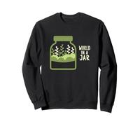World in a Jar Terrarium Maker Botanical Garden Sweatshirt