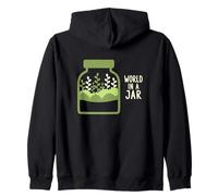 World in a Jar Terrarium Maker Botanical Garden Zip Hoodie