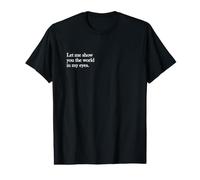 World in My Eyes Black Lovers Concert Festival Tour Value Graphic T-Shirt