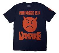 World Is A Vampire Back Print T-Shirt The Smashing Pumpkins Navy S