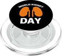 World Kidney Day Awareness T-Shirt PopSockets PopGrip for MagSafe