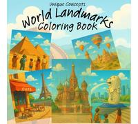 World Landmarks Coloring Book