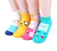 world look Adventure Time Character Sneakers Socks With Finn and Jake