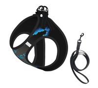 World Map 1 Printing Puppy Summer Vest Harness With Reflective,Dog Accessories For Small Medium Large Dogs And Cats