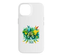 World Map Binoculars Trek Explorer Nature Wanderer Case for iPhone 14