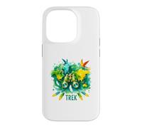 World Map Binoculars Trek Explorer Nature Wanderer Case for iPhone 14 Pro