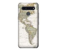 World Map Case Cover For LG K41S