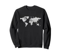 World Map Design Traveler Travelling Sweatshirt