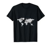 World Map Design Traveler Travelling T-Shirt