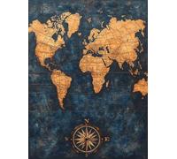 World Map Diamond Painting Kits for Adults, Pattern Map Diamond Art 5D DIY Full Square Drill Gem Crystal Art Kits Crafts for Adults, Home Room Decor, Bedroom Decor, Gifts for Women 60x80cm -yym250727