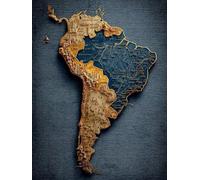 World Map Diamond Painting Kits for Adults, Pattern Map Diamond Art 5D DIY Full Square Drill Gem Crystal Art Kits Crafts for Adults, Home Room Decor, Bedroom Decor, Gifts for Women 30*40CM -yym2507U2