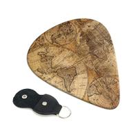World Map Guitar Pickfor Pickups For Acoustic Electric Guitar Bass Ukulele