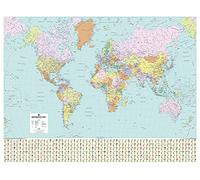 World Map Jigsaw Puzzle - 1000 Piece Jigsaw Puzzle For Adults - Discovery The World In Detail With This Focused Political World Map With Flags, Population Info, Borders, Capital City's And Much More
