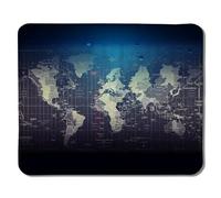 World Map Mouse Pad, Map of The World Mouse Pads for Wireless Mouse Computers Laptop Desk Accessories, 9.4"x7.9"