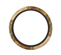 World Map Print Universal Fit Steering Wheel Sleeve, Anti Slip Breathable Car Grip, Easy Install 15in/38cm Cover