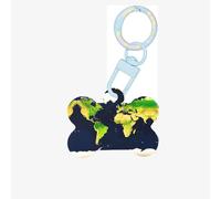 World Map Printing Dog Tag Bone Shaped Double Sided Pattern Dog Id Tags Bone Shaped Pet Name Tags Dog Collar Tags