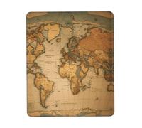 World Map Printing Large Mouse Pad, Washable Mouse Pad Cloth Mouse Pad for Laptop or Desktop