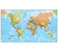 World Map - Updated 2026 - Front Sheet Lamination - 84.1cm (w) x 59.4cm (h)