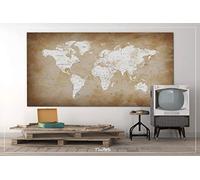 World Map, Watercolor World Map, Push Pin World Map, Extra Large World Map, Push Pin Travel Map, Wall Decor, Wall Hanging, Wanderlust-46