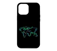 World map watercolour design with Europe Asia America Case for iPhone 12 Pro Max
