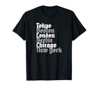 World Marathon Majors Cities T-Shirt