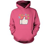 World Maths Day Thumbs Up - Unisex Hoodie - Number Day 2025 School Maths Day Top Numeracy Day Top Mathematics Lover XS Pink