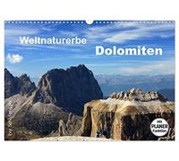 World Natural Heritage DOLOMITES UK-Version (Wall Calendar 2026 DIN A3 Landscape), CALVENDO 12 Month Wall Calendar