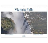 World natural heritage Victoria Falls - The smoke that thunders (Wall Calendar 2026 DIN A3 landscape), CALVENDO 12 Month Wall Calendar: The Victoria ... most spectacular and beautiful waterfall