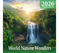 World Nature Wonders 2026 Calendar: Earth's most stunning natural formations and phenomena