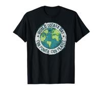 World Ocean Day. Our Power, Our Planet. Save Earth. Nature T-Shirt