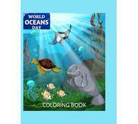 World oceans day: Coloring book