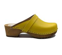 World of Clogs AM100 Swedish Wooden Clogs - Yellow - 36 EU