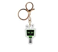 World of Dandys Keychain Game Figure Vee Goob Keyring Pendant Cute Acrylic Chain Decor Dandy Worlds Merch (5)
