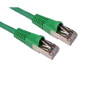 World of Data 0.25m CAT6A *600MHz* Network Cable GREEN - Professional Standard Ethernet Lead - LSZH - SSTP - FTP - 10GBASE-T (10 gigabit support) - 10Gbits/s (billion bits per second) 20 PACK