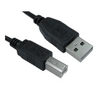 World of Data 1.8m USB 2.0 Cable | Copper Wire | A Male to B Male | Compatible with Epson, HP, Canon, Lexmark, Oki, Dell, Dymo, Zebra Printers