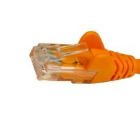 World of Data 10m ORANGE CAT5E (enhanced) Network Cable - Ethernet - LAN - Patch - Internet - Broadband - Router - Hub - Modem -10/100