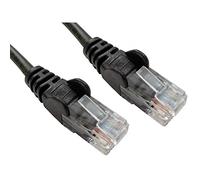 World of Data 2m BLACK Network Cable - CAT5e (enhanced) / RJ45 / Ethernet/Patch/LAN/Router/Modem / 10/100 5 PACK