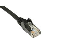 World of Data 2m CAT5e Enhanced Network Cable | High-Speed RJ45 Ethernet Patch Cord | Compatible with LAN, Router, Modem, Switch, Server, NAS, Playstation, Xbox | Colour: BLACK