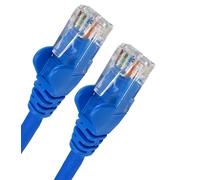 World of Data 3m BLUE CAT6 Network Cable (100% Copper Wire) - RJ45 - Ethernet - Patch - LAN - 10/100/1000 - Gigabit