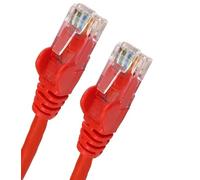 World of Data 5m RED CAT6 Network Cable (100% Copper Wire) - RJ45 - Ethernet - Patch - LAN - 10/100/1000 - Gigabit