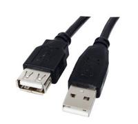 World of Data 5m USB 2.0 Extension Cable | High Speed 480Mbps | A Male to A Female | Black